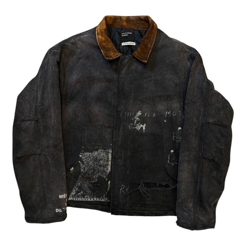 ERD Canvas Chore Jacket Black