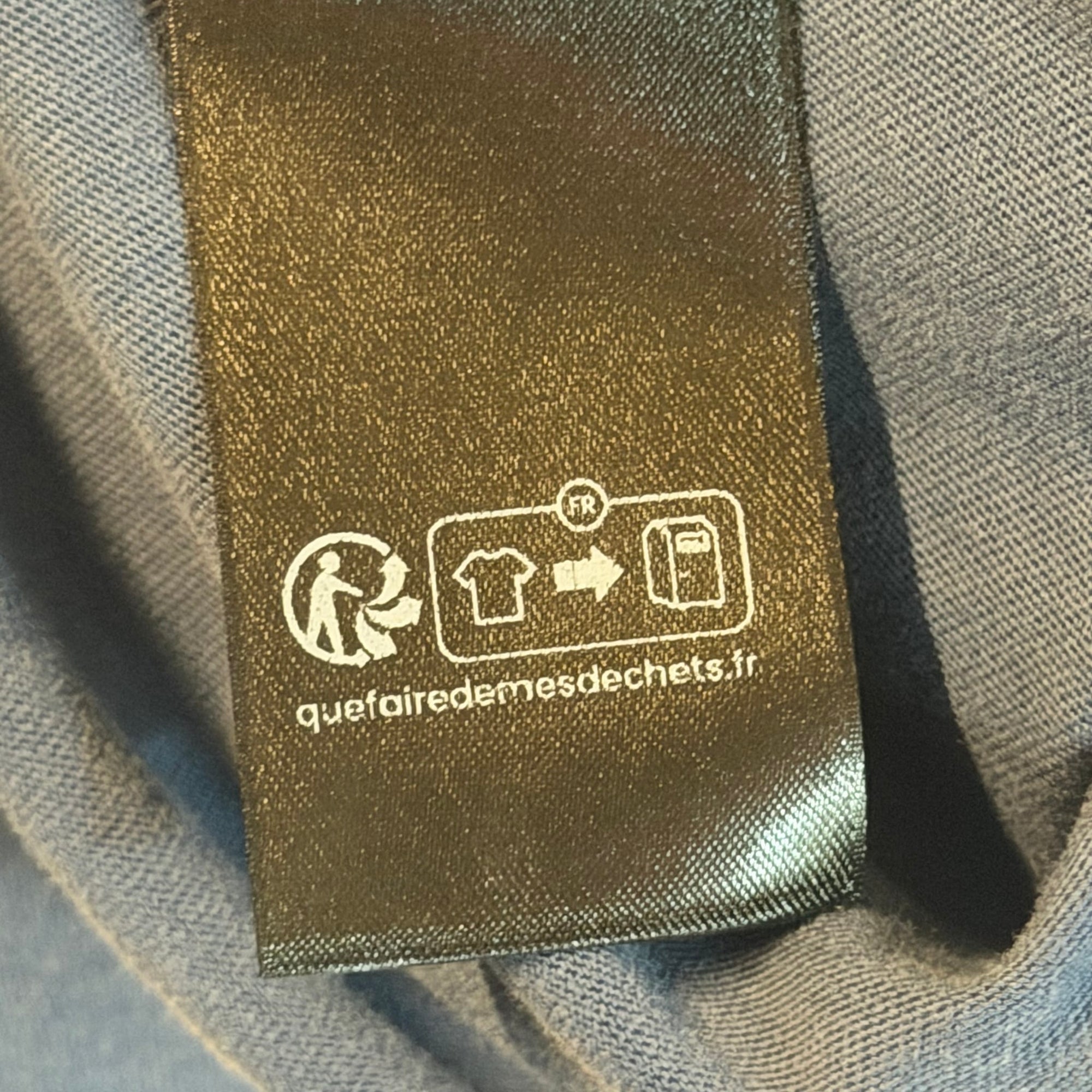 Balenciaga Burning Unity Oversized Shirt Washed Out Blue