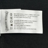 Chrome Hearts Blue Scroll Logo Thermal Long Sleeve Tee Black