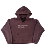 ERD Classic Logo Hoodie Mud Red