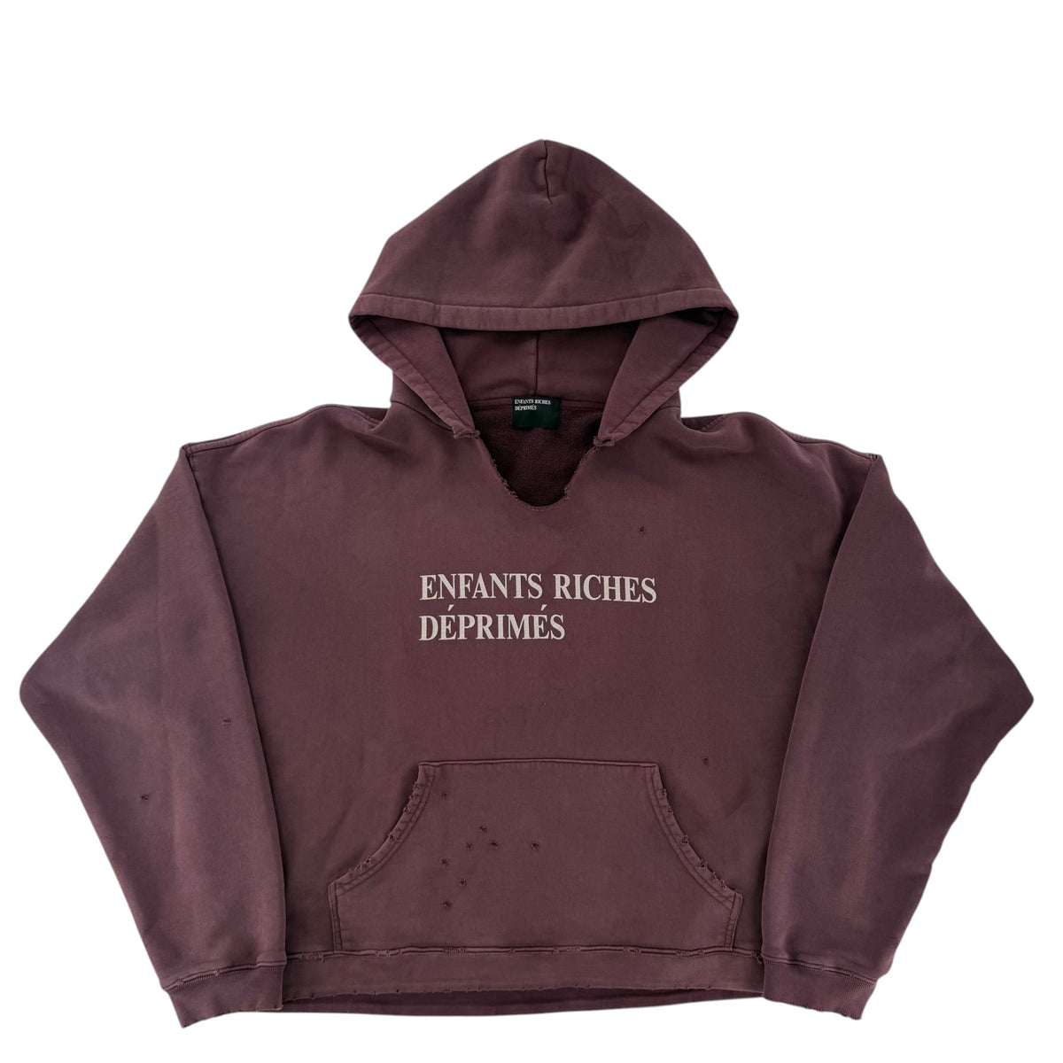 ERD Classic Logo Hoodie Mud Red