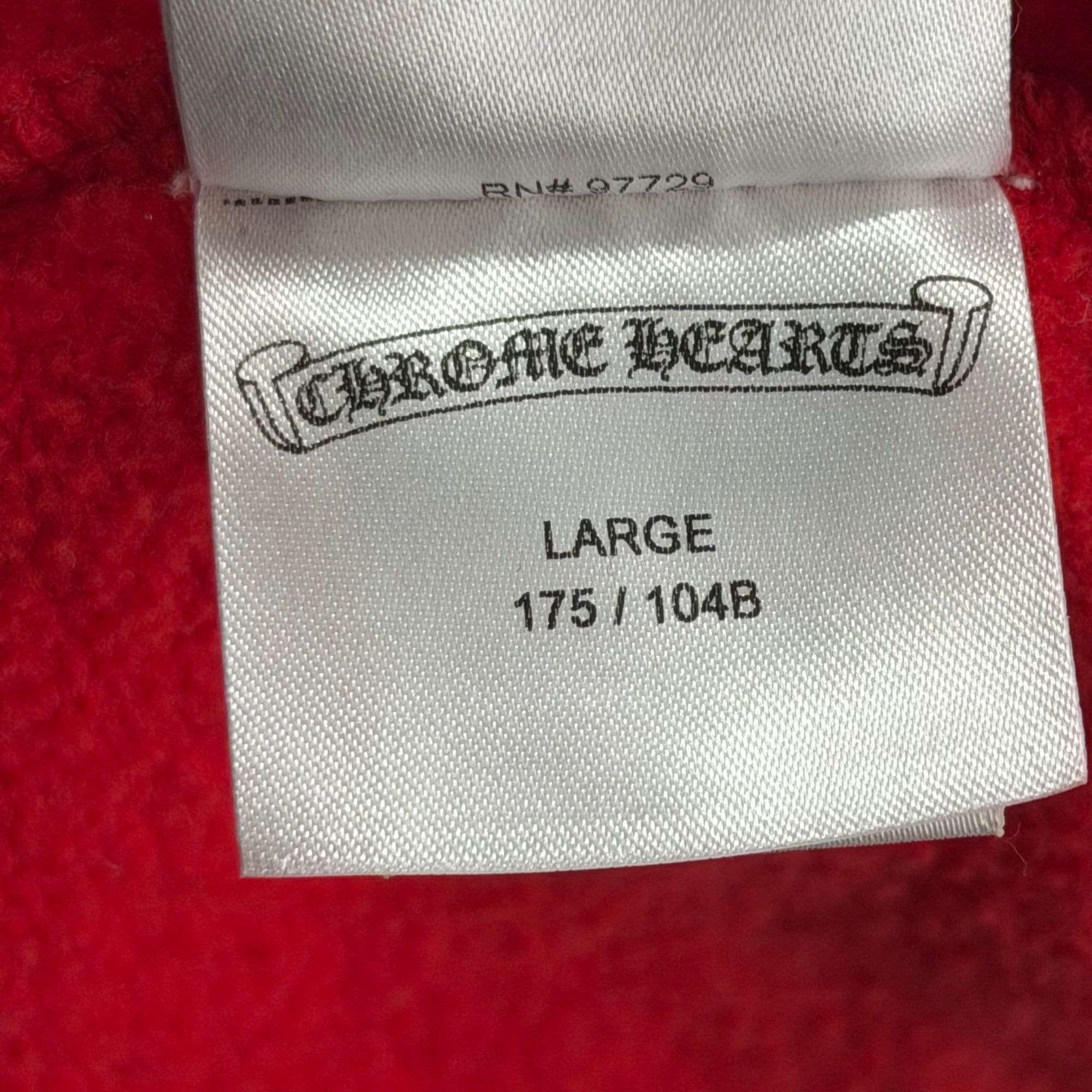 Chrome Hearts Matty Boy Chomper Hoodie Red White Blue