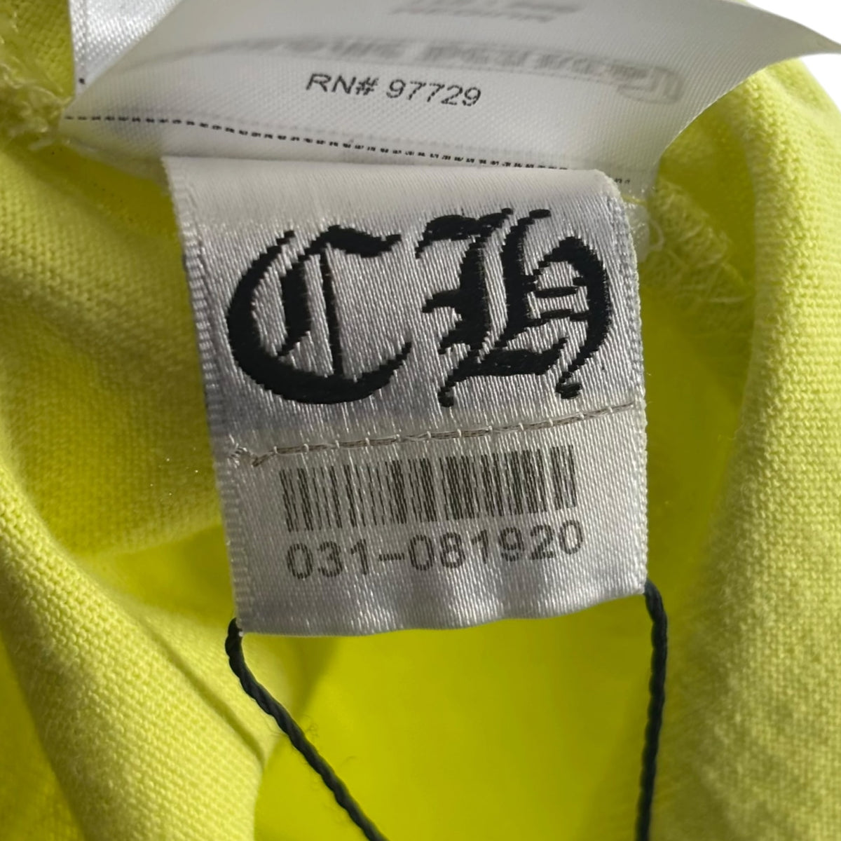 Chrome Hearts Matty Boy Link T-shirt Lime Green