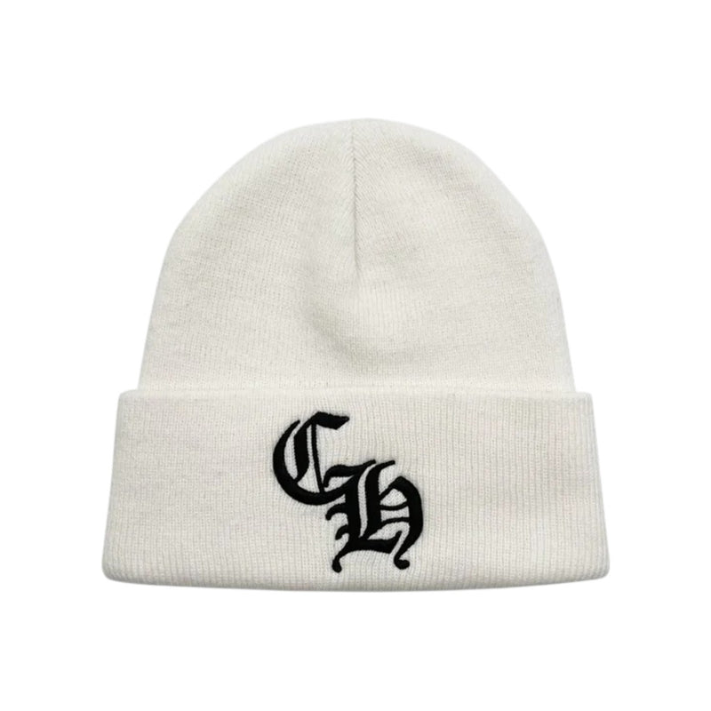 Chrome Hearts CH Beanie White