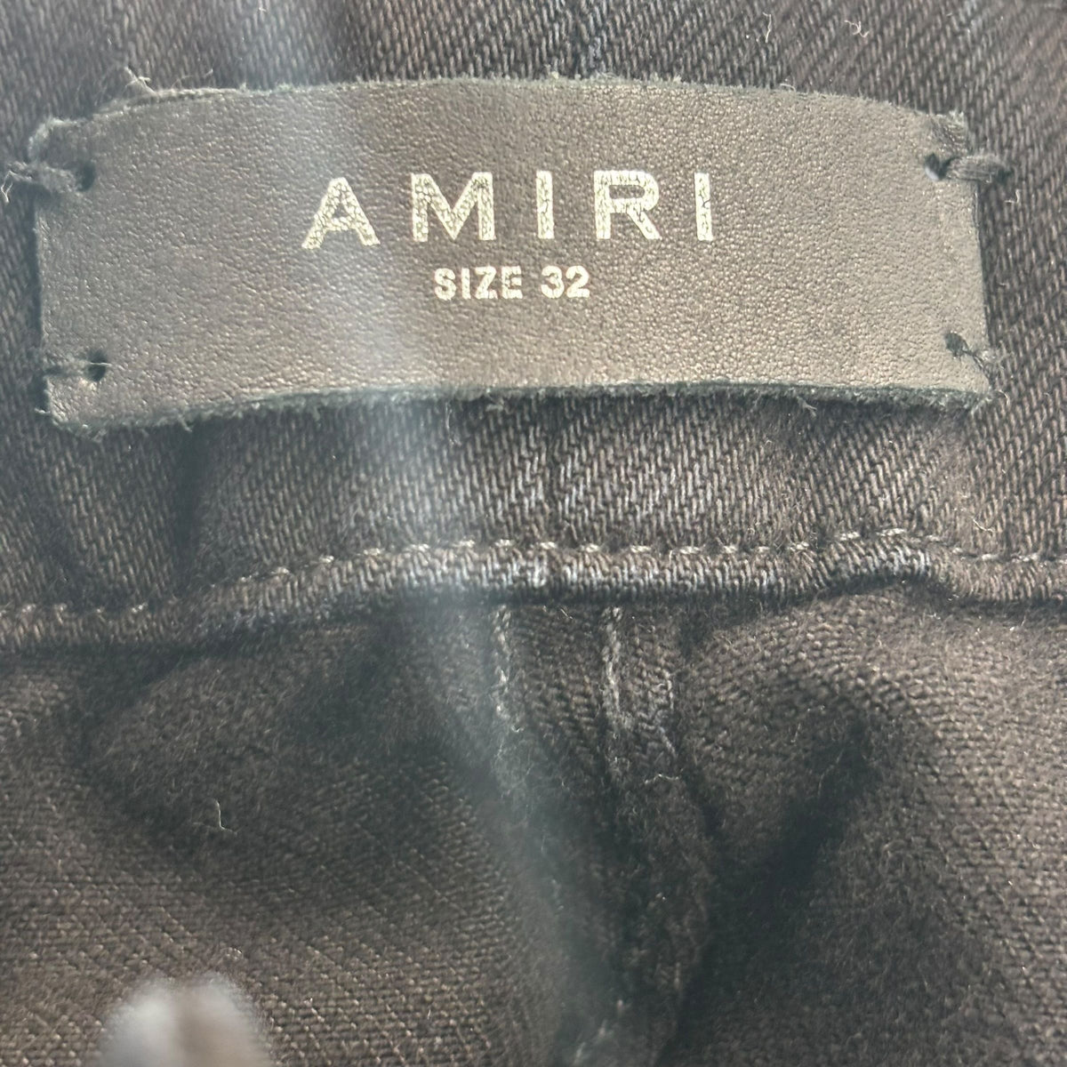 Amiri Wide Leg Cargo Pants Black