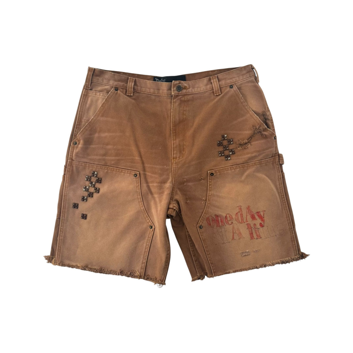 Paly x POTN One Day At A Time Shorts Brown