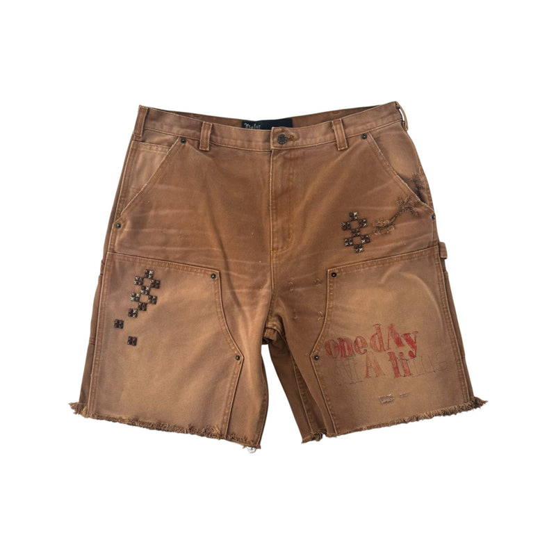Paly x POTN One Day At A Time Shorts Brown