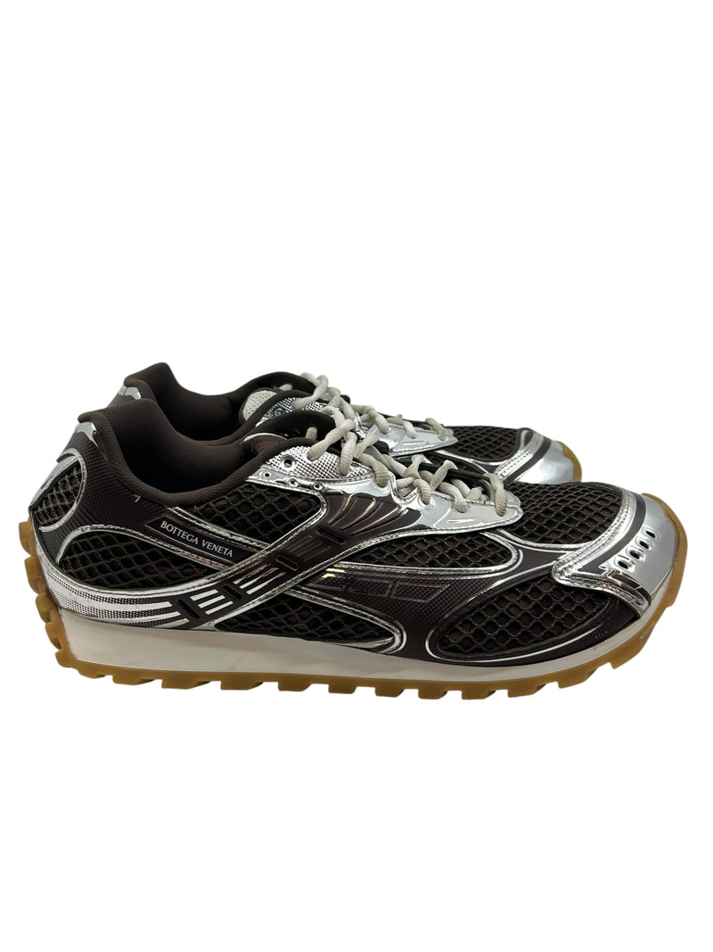 Bottega Orbit Sneaker Brown Silver