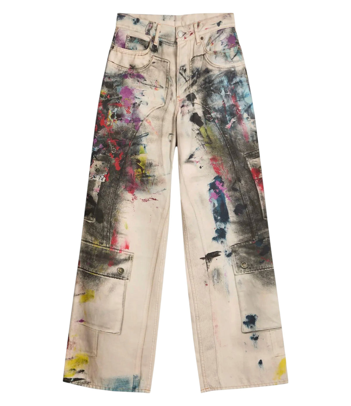 Acne Studios 1981 Baggy Fit Jeans White
