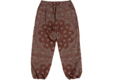 Supreme Reflective Bandana Track Pant Brown