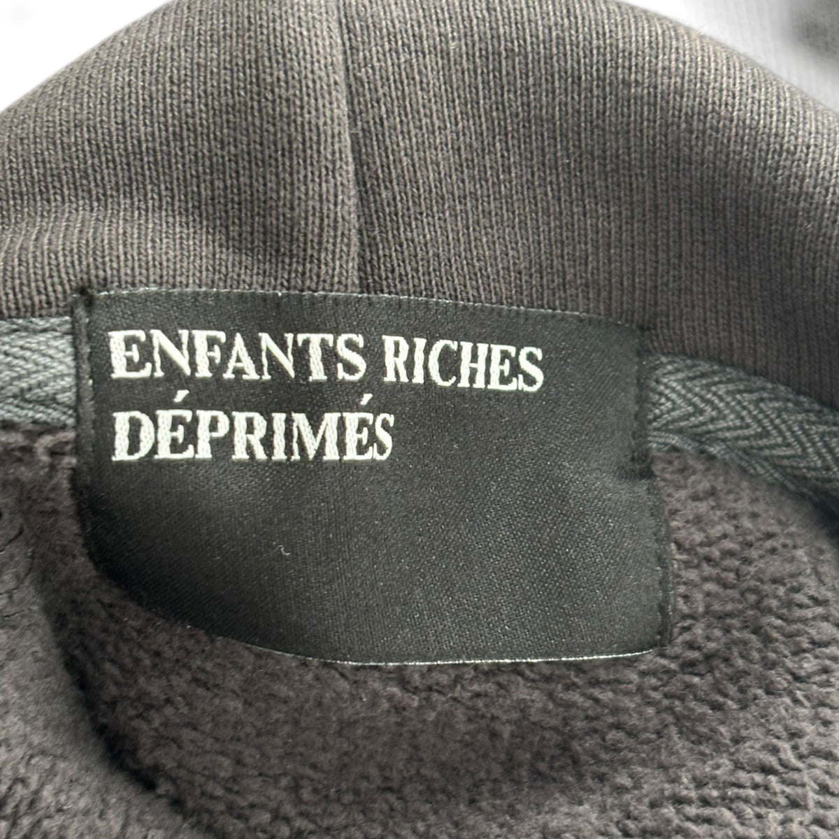 ERD Artist Defends Baggy Assemblage Zip Hoodie Faded Black