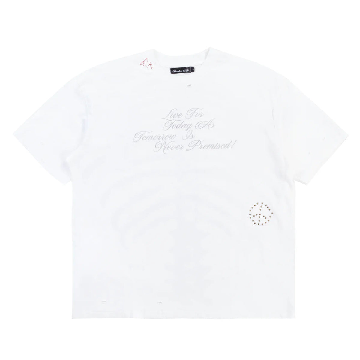 Boredom Kills Tomorrow Tee White