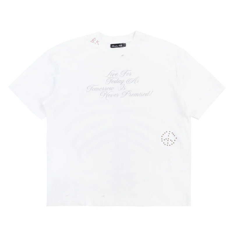 Boredom Kills Tomorrow Tee White