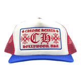 Chrome Hearts Trucker Hat Blue/Red/White