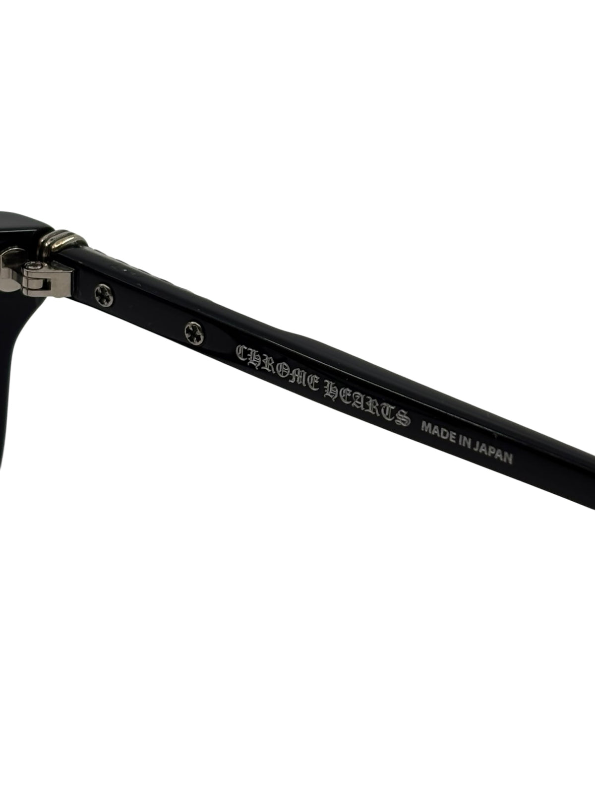 Chrome Hearts Little Dinger Glasses Black Silver