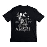 Amiri Angel Logo Tee Black