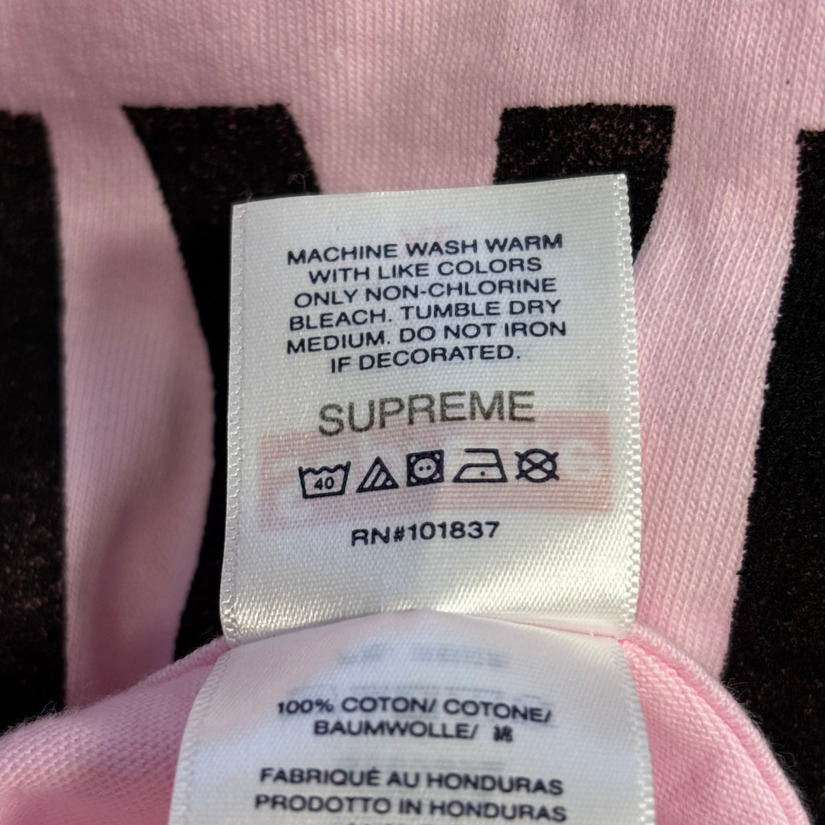 Supreme Hard Tee Pink