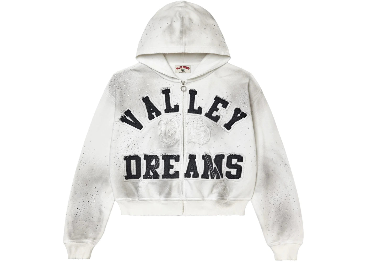 Vale Forever Classico Zip Up Hoodie White