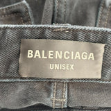Balenciaga Flared Cargo Pants Black