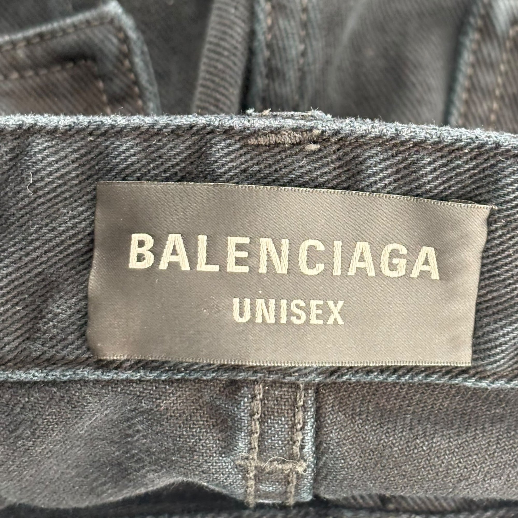 Balenciaga Flared Cargo Pants Black