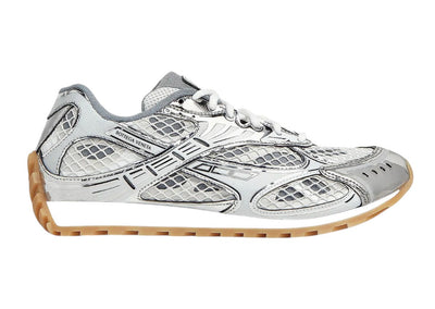Bottega Veneta Orbit Sneaker Silver White