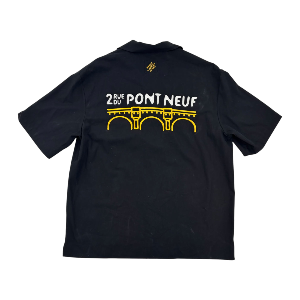 Louis Vuitton Embroidered Pont Neuf Shirt Black