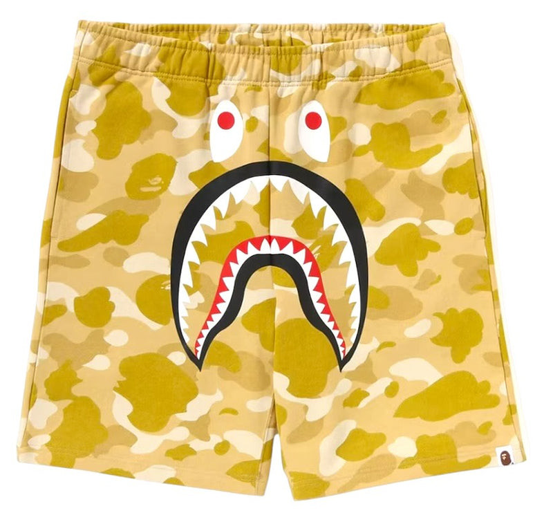 Bape ABC Camo Basketball Shorts Yellow