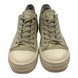 Rick Owens DRKSHDW Ramone Low Foil Metallic Pale Sneaker