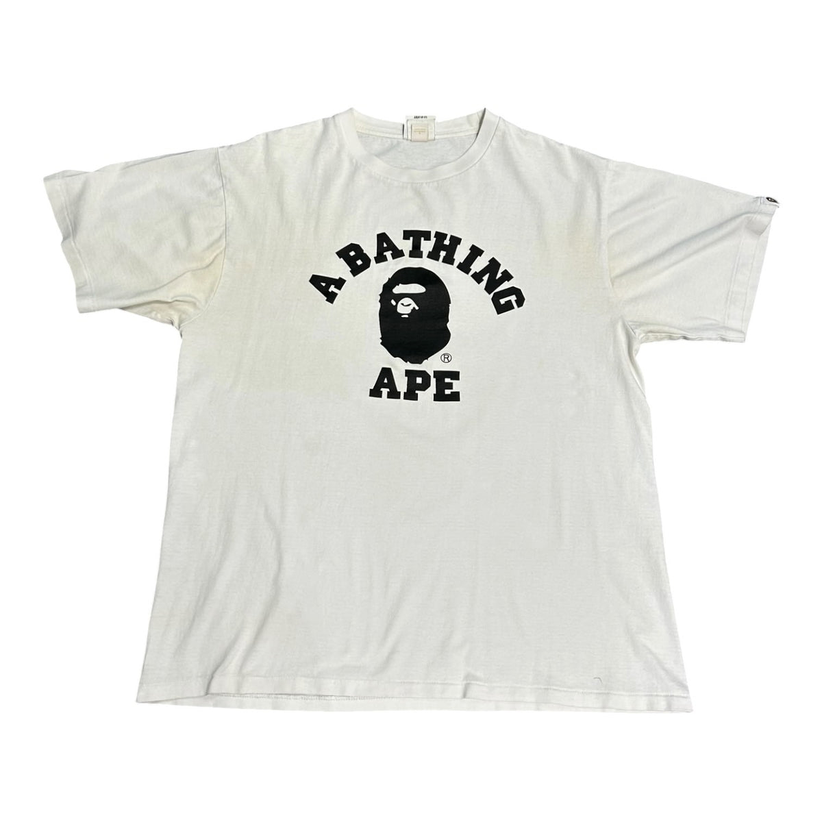 Bape College Tee White