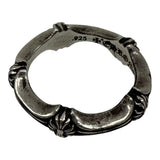 Chrome Hearts Plus & Bone Silver Ring Silver