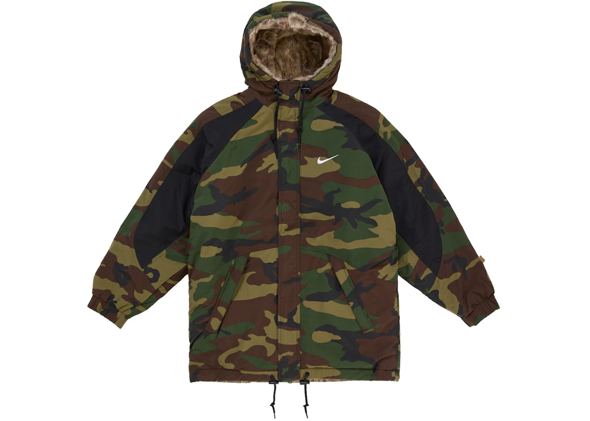Supreme Nike Faux Fur Reversible Parka Camo