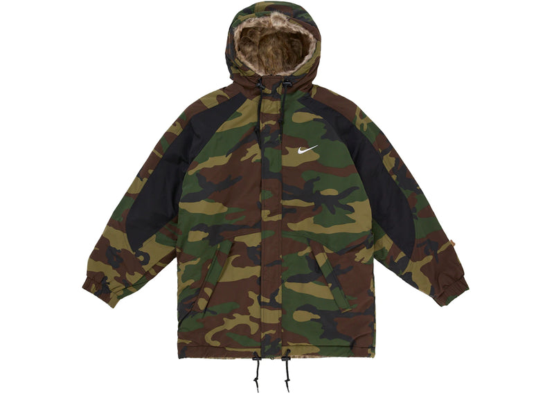 Supreme Nike Faux Fur Reversible Parka Camo