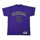 Balenciaga Basketball Series Archetype Oversized Purple Shirt