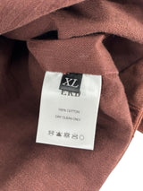 ERD Logo Distressed Work Jacket Faded Brown