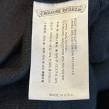 Chrome Hearts Horseshoe Floral Cross Sleeve Zip Up Hoodie Black/White