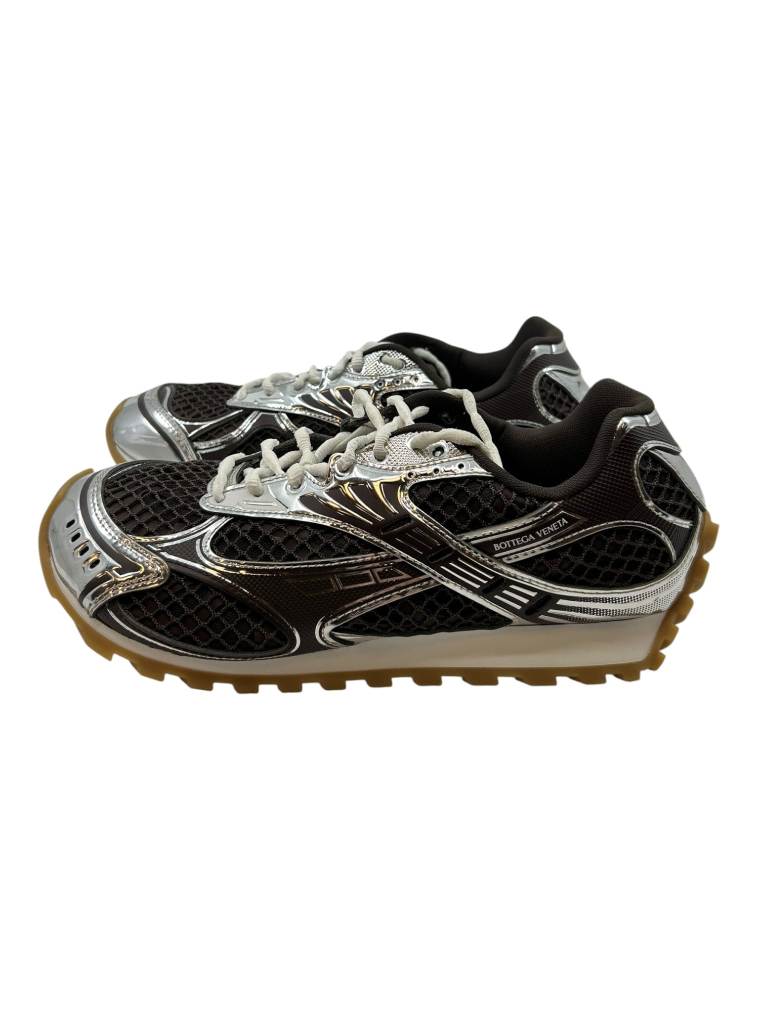 Bottega Orbit Sneaker Brown Silver