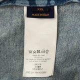 LV x YK Infinity Dots Denim Shirt Blue