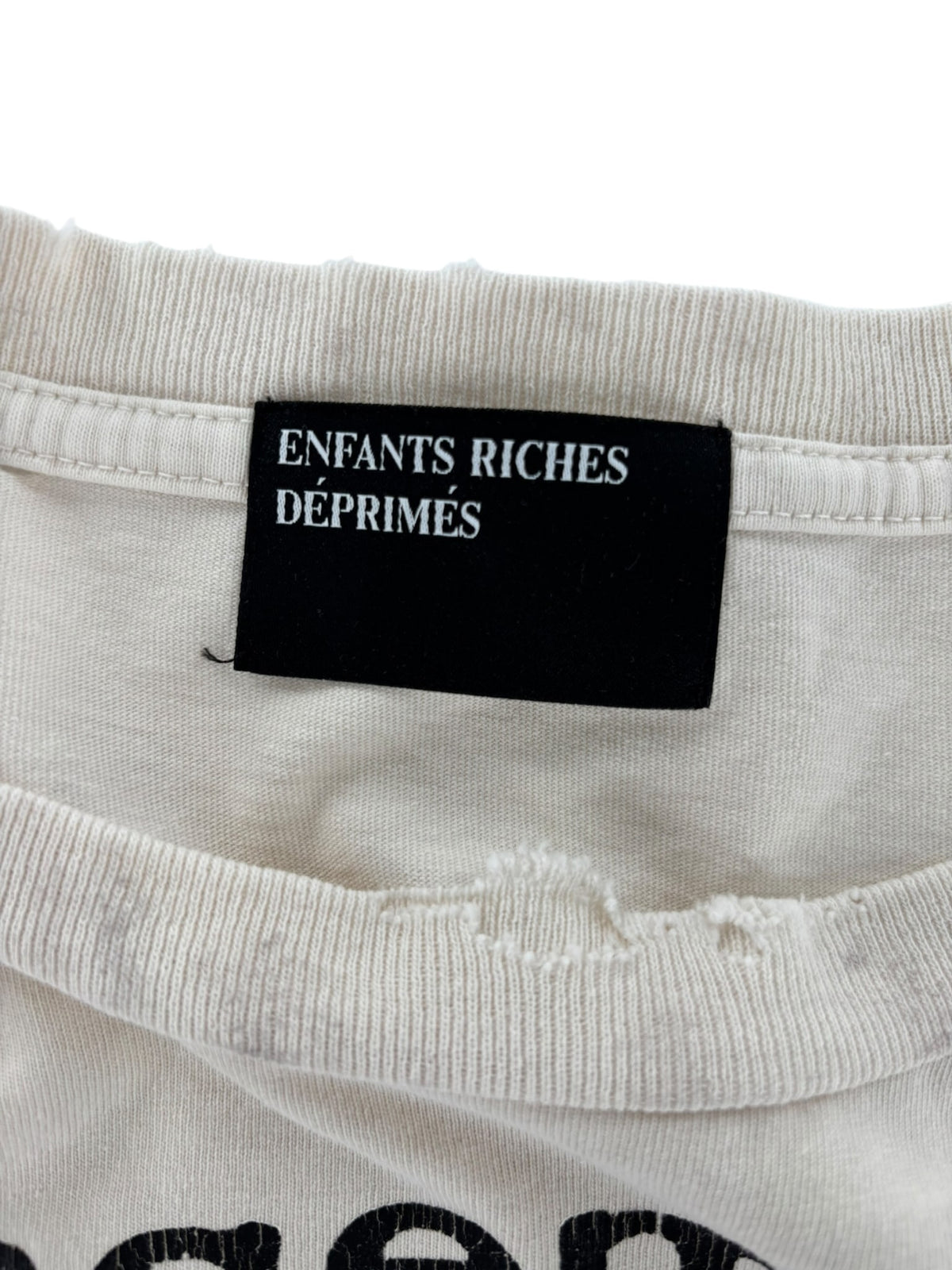 ERD Dérangement À X L/S Tee White