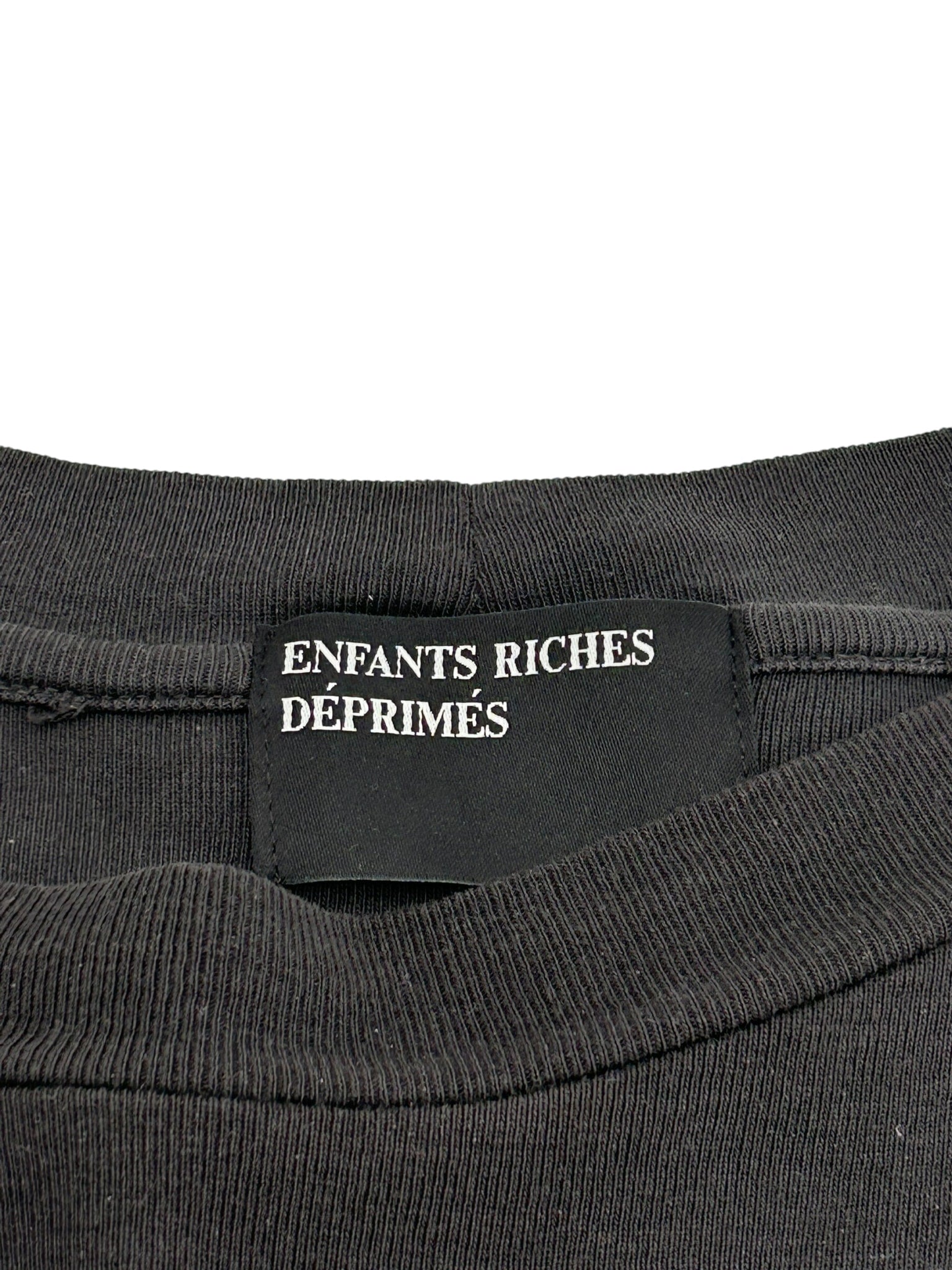 ERD Baby Raglan Faded T Shirt Black
