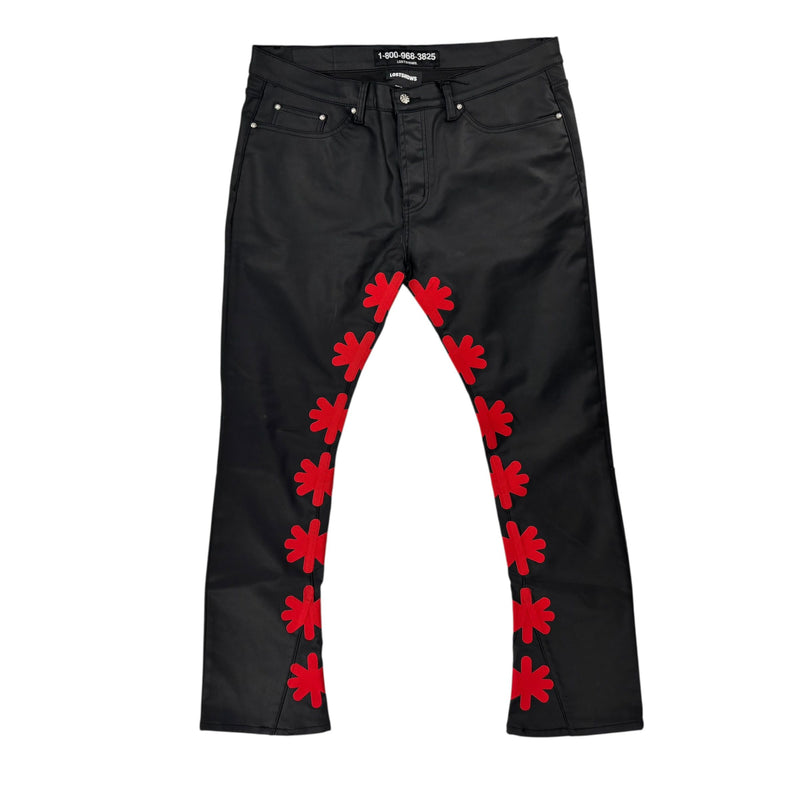 Lost Shdw Waxed Denim Black Red
