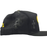 Chrome Hearts Cross Patch Baseball Hat Black/Yellow