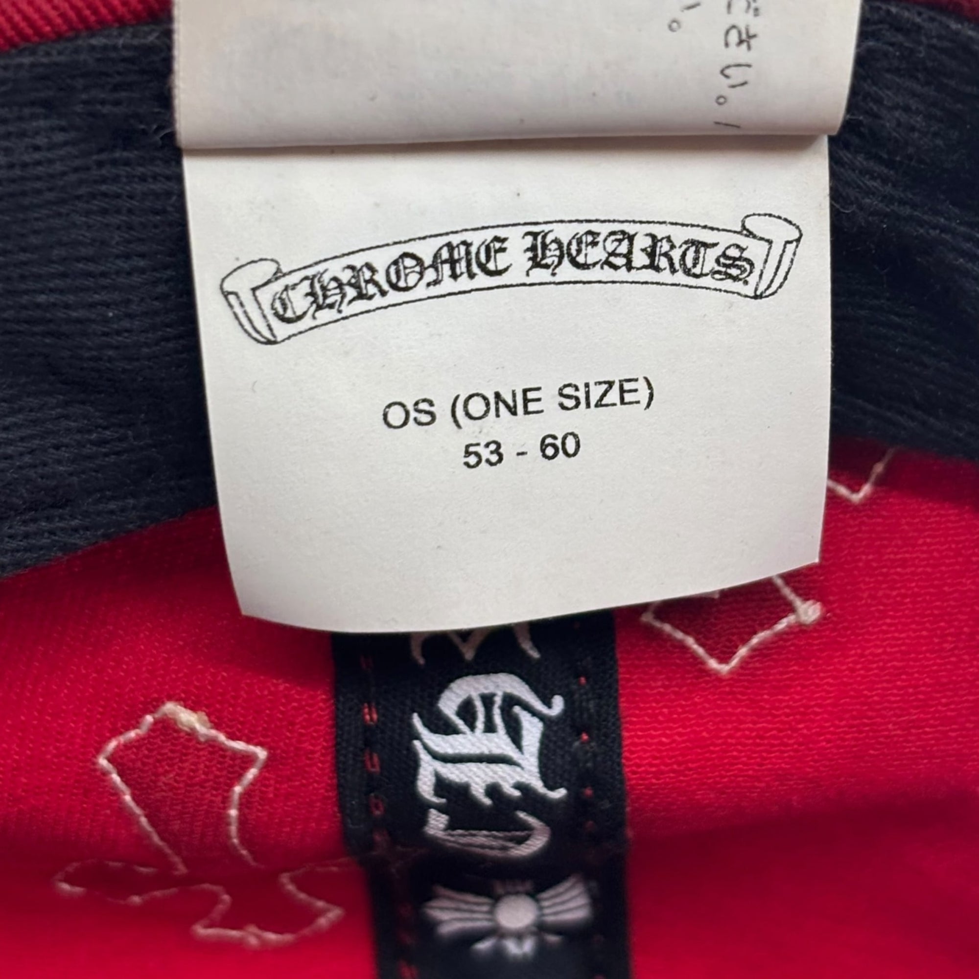 Chrome Hearts Cross Patch Baseball Hat Red