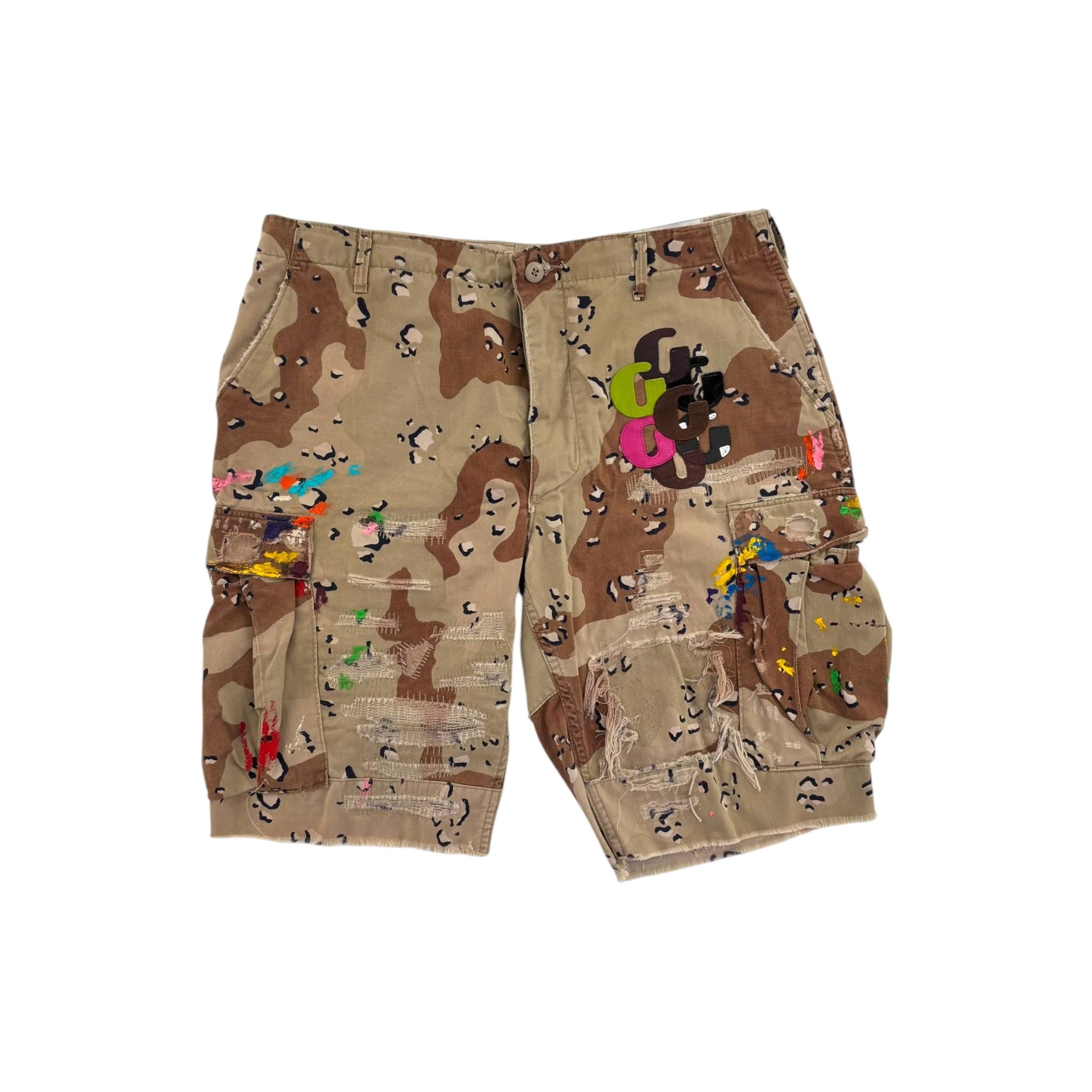 Gallery Dept. Multi Patch Shorts Camo