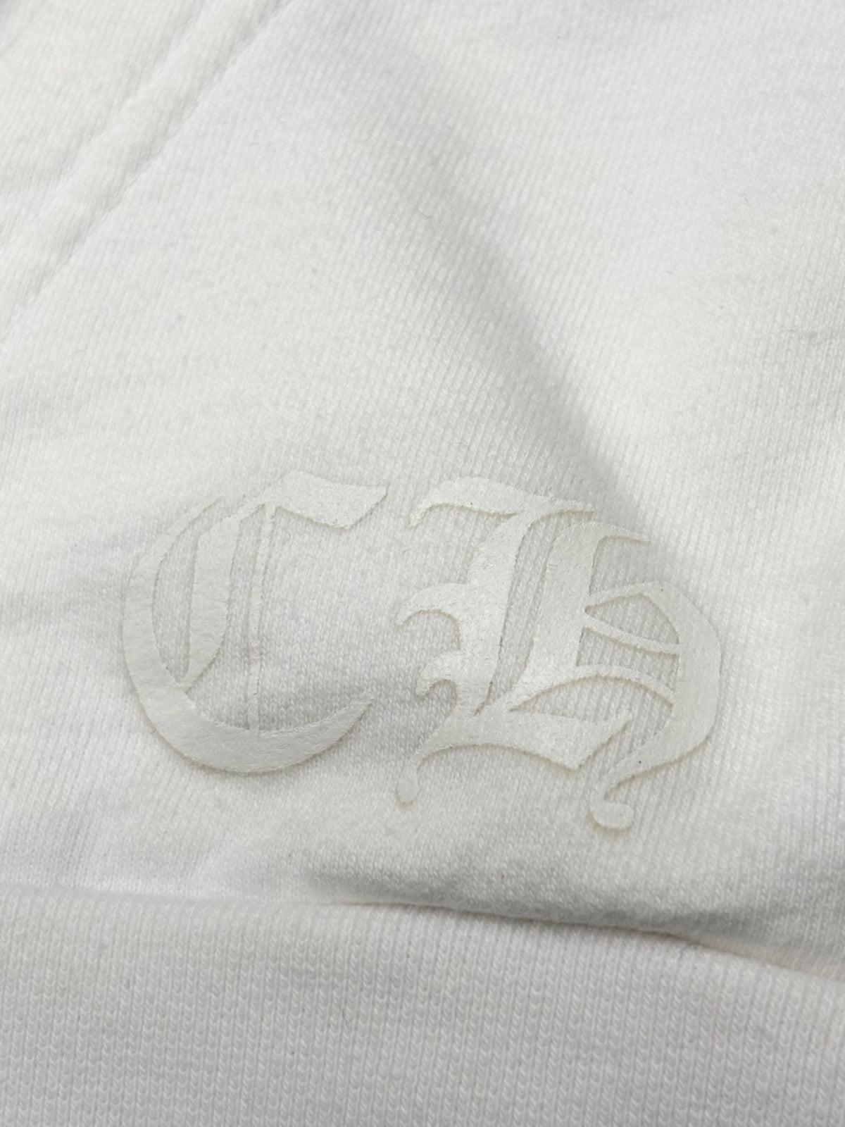 Chrome Hearts Horshoe Hoodie White on White