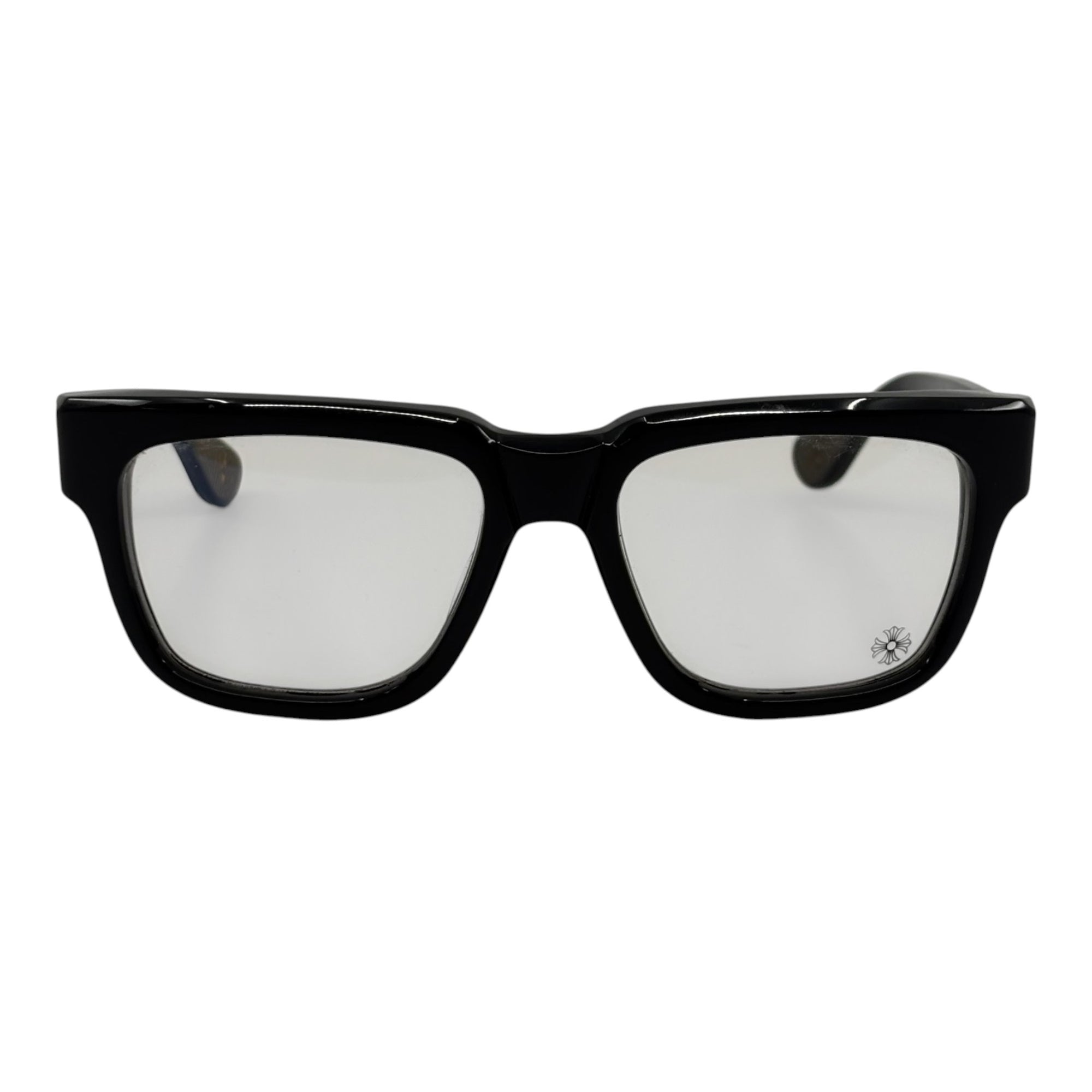 Chrome Hearts Box Officer Glasses Black Gold