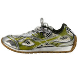 Bottega Veneta Orbit Green Silver