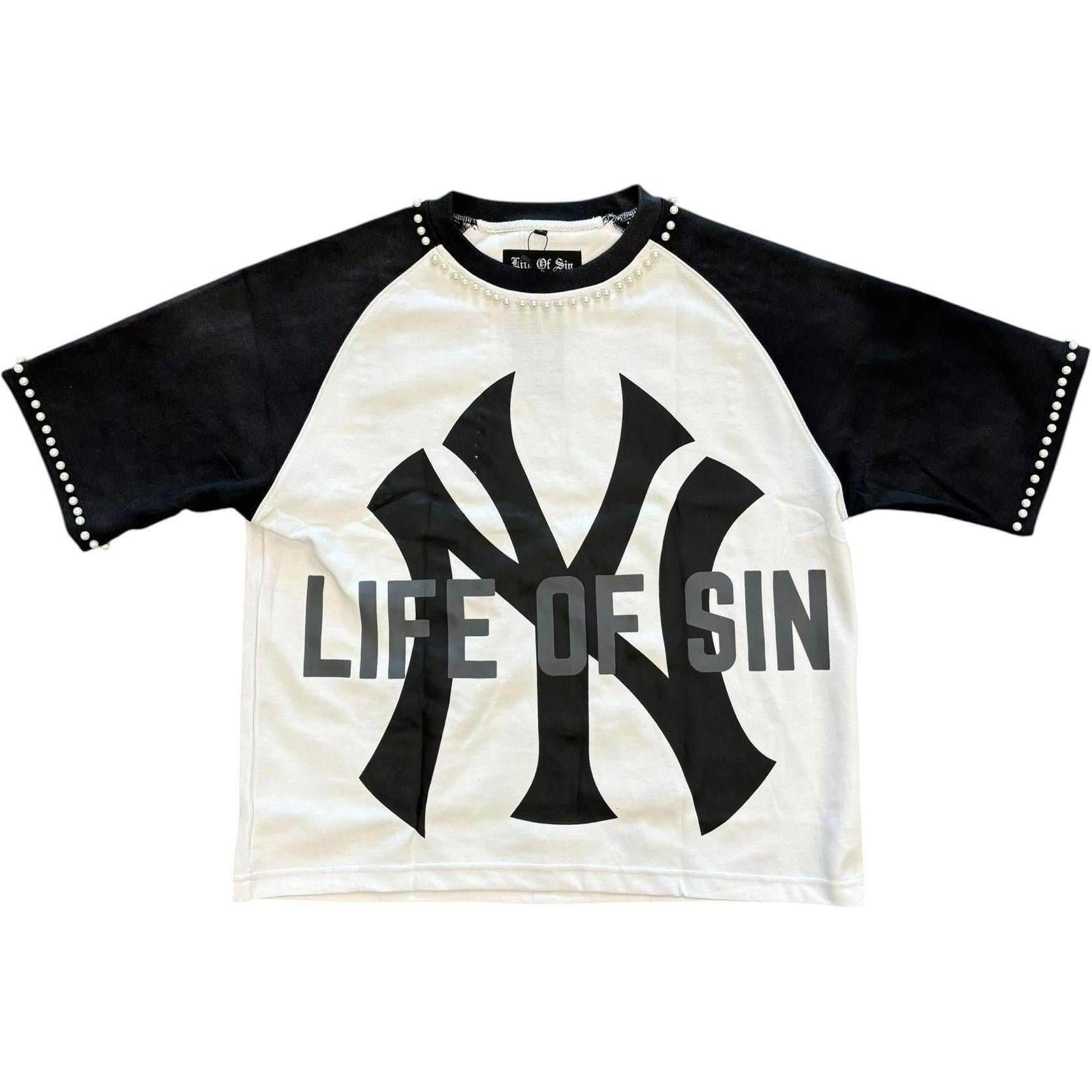Life of Sin Pearl Dugout Tee &quot;Black&quot;