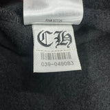 Chrome Hearts Glitter 1988 Vertical Logo Zip-Up Hoodie Black