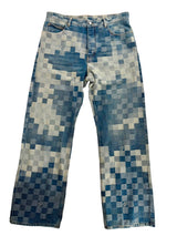 Louis Vuitton Damier Damoflage Denim Skate Pants Blue