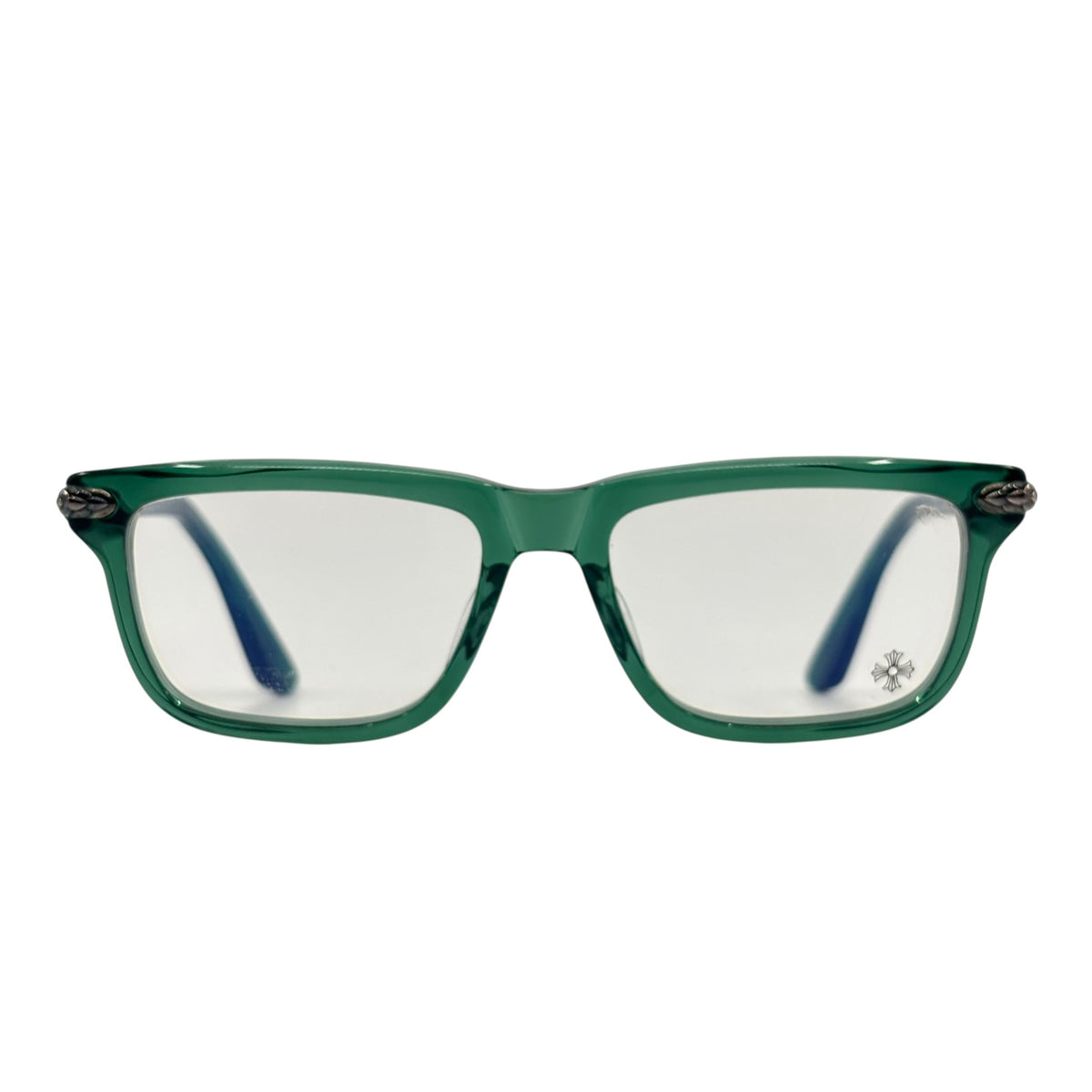 Chrome Hearts Little Dinger Glasses Green Frames